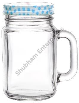 250 ML Handle Mason Glass Jar