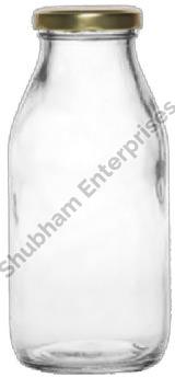 300 ML Short Milk Glass Bottle