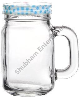 500 ML Handle Mason Glass Jar