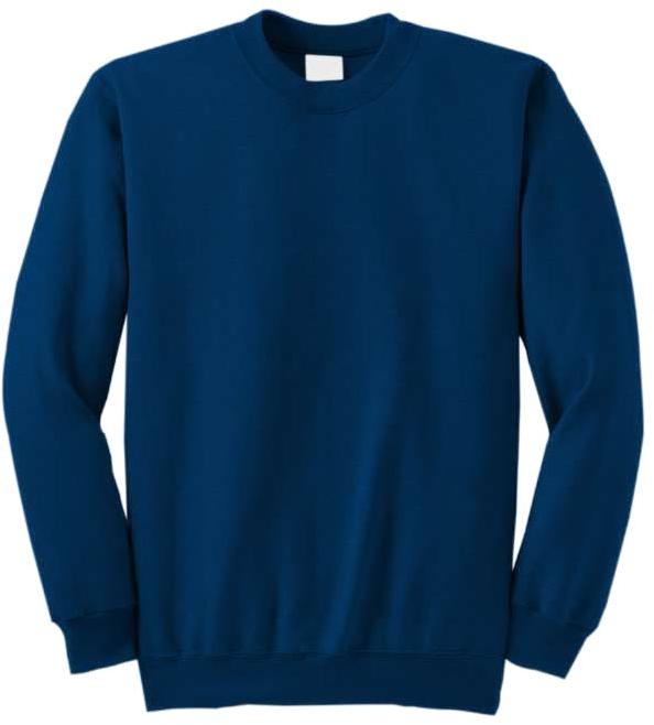 Poly Cotton Plain Mens Crew Neck Sweatshirt, for Winter, Technics : Washed