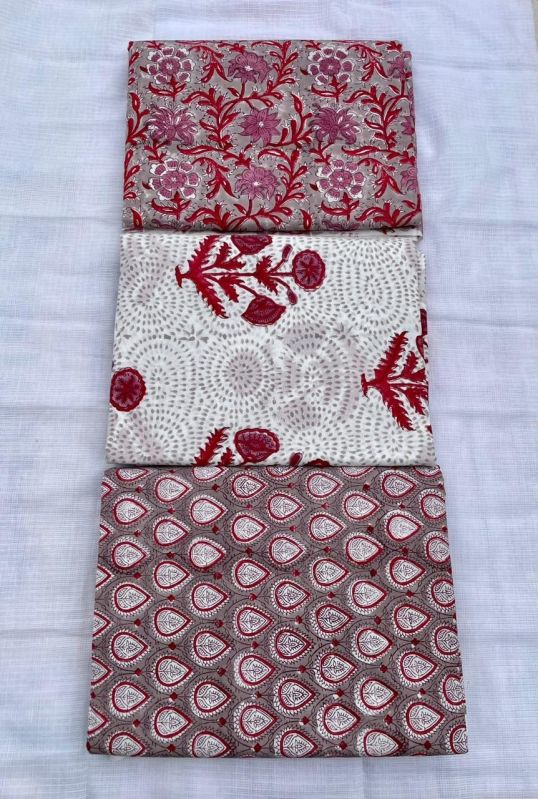 Cotton Fabric Handblock rapid print, Occasion : Ethnic Wear