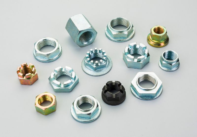 Metal 20-40 Gm Industrial Nuts, For Automobile Fittings, Packaging Type : Carton Box