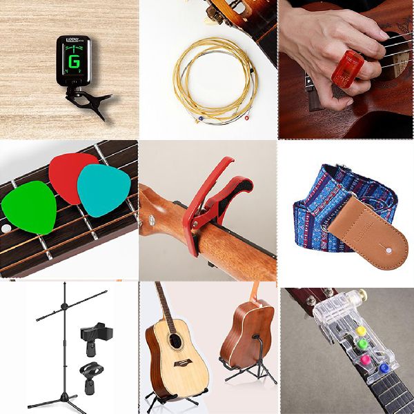 Multicolor Non Polished Abs guitar accessories, Packaging Type : Box