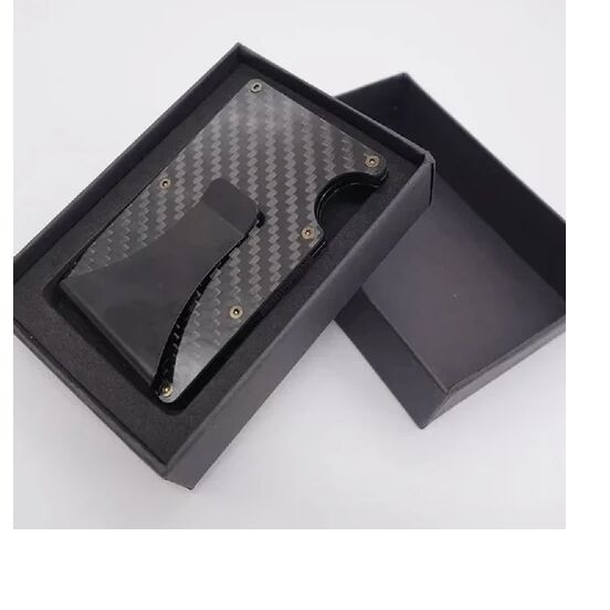 Color Coated Carbon Box, Color : Black