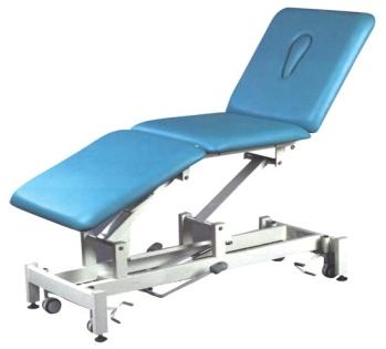 Stainless Steel Hydraulic Examination Couch, for Clinic, Hospital, Shape : Rectangular