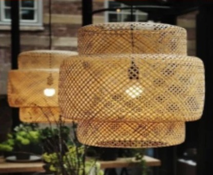 Plain Natural Bamboo Pendant Light, Feature : Suitable For Indoor Or Outdoor, Decorative, Bright Shining