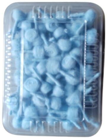 Round Blue Cotton Wick, Packaging Type : Plastic Packets