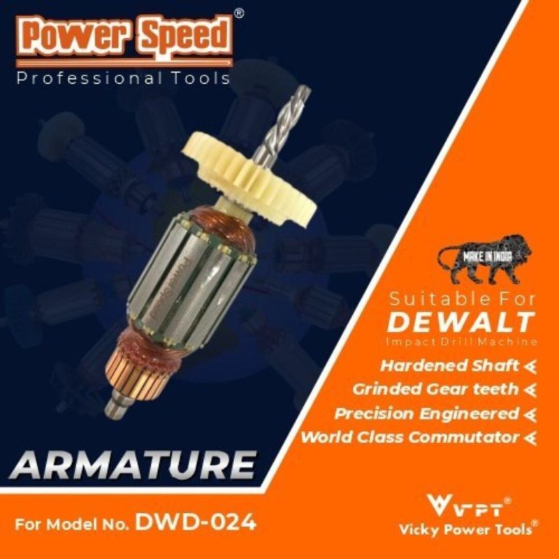 DEWALT DWD-024 Armature By PowerSpeed