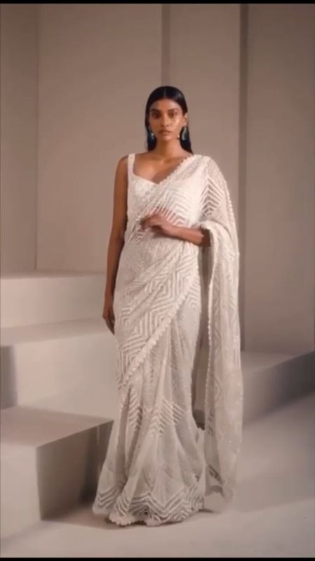 Priya Gurnani Georgette sequence sarees, Gender : Female