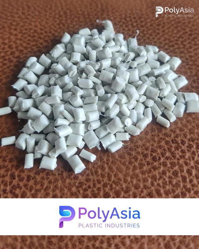 PolyAsia PP Milky (White) Granules, for Auto Parts, Injection Molding, Plastic Carats, Plastic Chairs