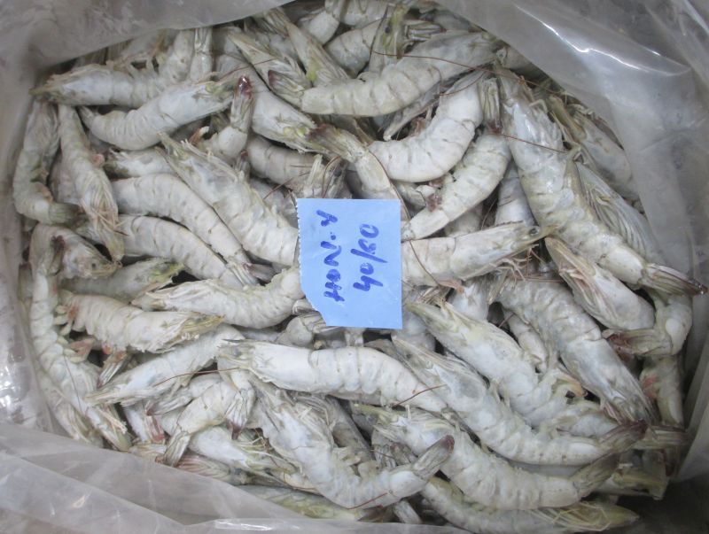 Brown Chopped Head on vannamei shrimp, for Household, Style : Dried