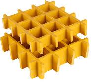 Yellow Polished FRP Gratings, Feature : Durable, Fine Finished, Non Breakable