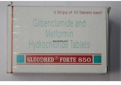 Glucored Forte 850mg Tablet