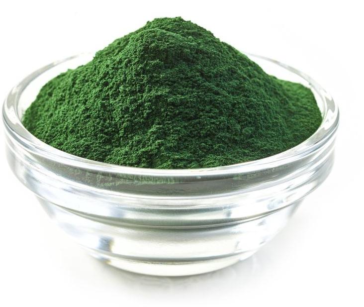 Green Dried Spirulina Powder, for Pharma Food, Purity : 100%