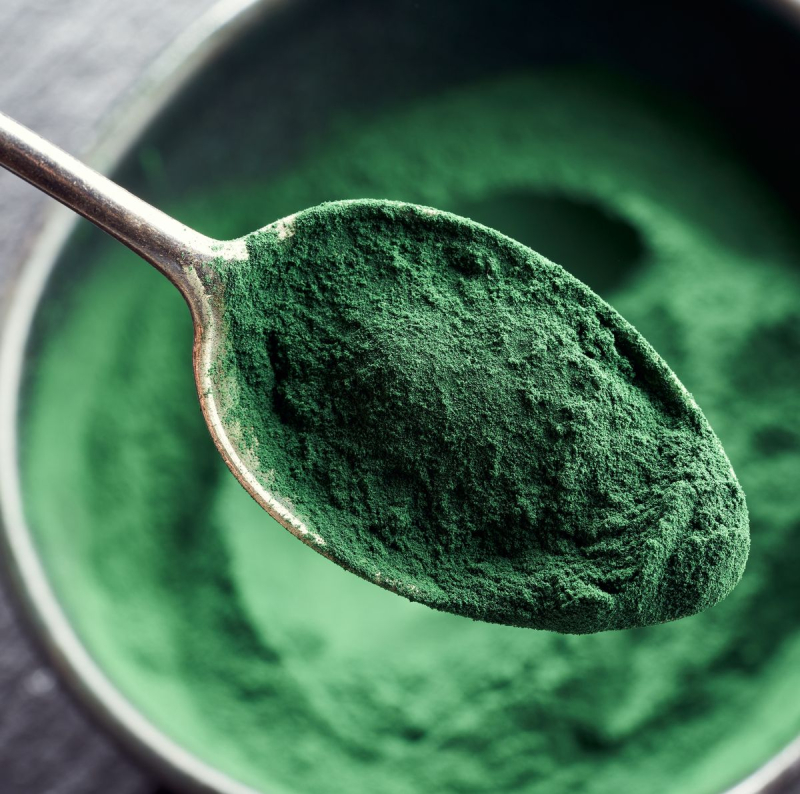 Green Pure Spirulina Powder, for Pharma Food, Grade : Superior