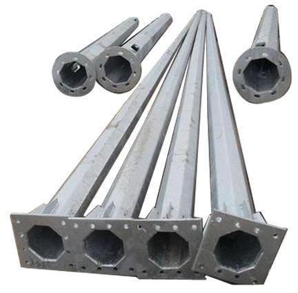 Galvanized GI steel octagonal poles, for Road Lights, Street Lighting