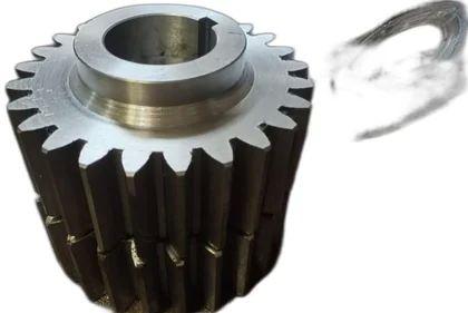 Black Realiance Round Polished Cast Iron Pinion Gear, for Industrial