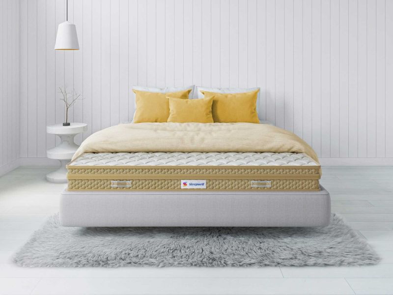 Cotton Spring Mattress, For Home Use, Hotel Use, Rest Room, Size : King Size, Queen Size