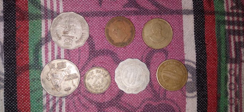 Bera ni Printed Polished Silver old coins, for Jwellery Use, Size