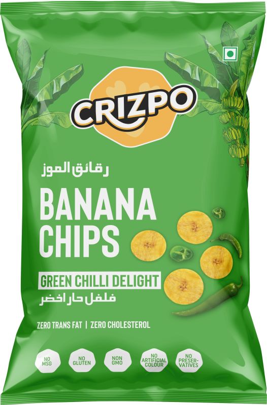 Banana Chips Green Chilli Delight