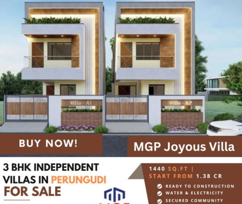 Independent Villas For Sale In Chennai – Mgp Joyous Villa