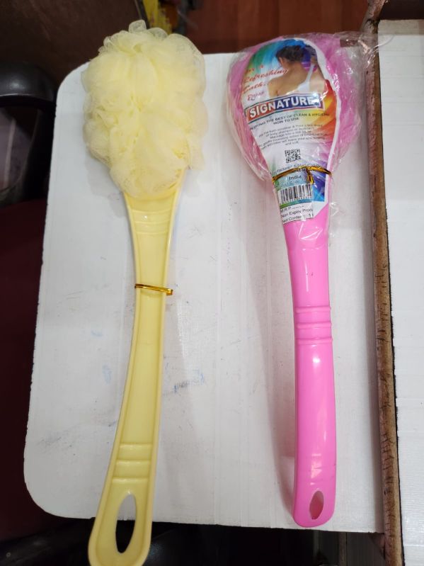Multicolor Plastic body brushes, for Cleaning, Style : Antique