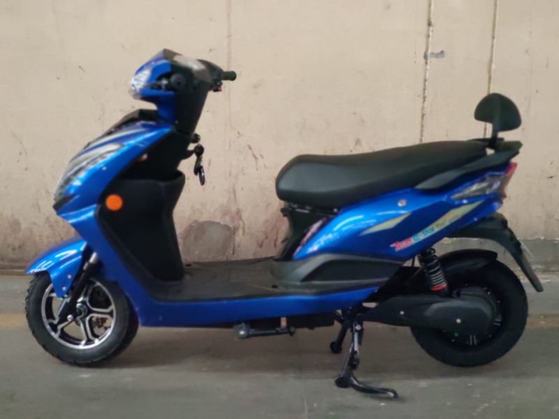 Blue Electric Metal EV Scooter