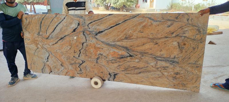 Yellow Big Slab Square Parada gold granite, for Vanity Tops, Size : 120x240cm, 150x240cm, 260x180cm