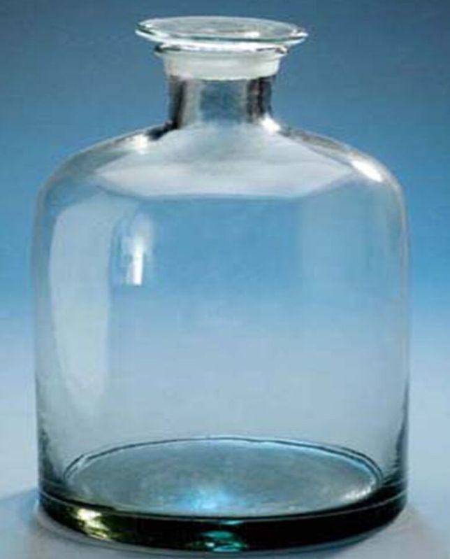 Transparent Plain Glass Winchester Bottle, for Chemical Laboratory