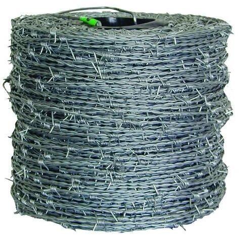 Stainless Steel Barbed Wire, for Fencing, Feature : Uniform thickness, Excellent strength, Rust resistance