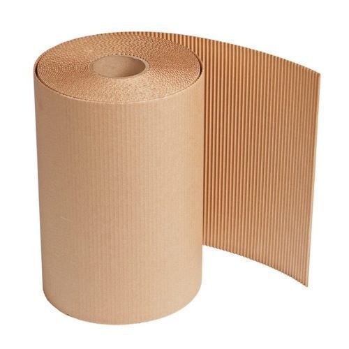 2 Ply Corrugated Packaging Roll, Color : Brown