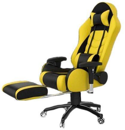 Yellow Black Footrest-16 Rekart Gaming Chair, for Home, Office