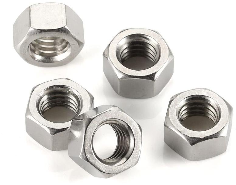 Silver Polished 304 Stainless Steel Nut