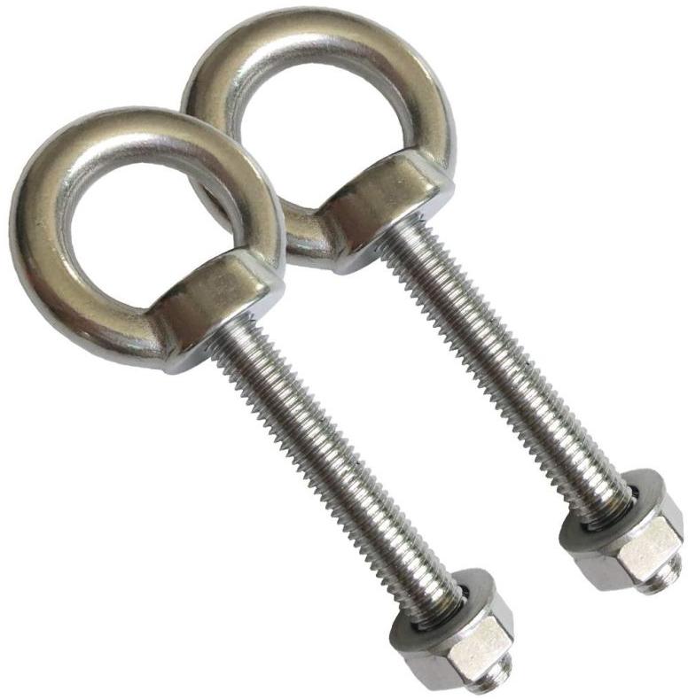 Alloy Steel Eye Bolt, for Automobiles, Automotive Industry, Fittings, Color : Silver
