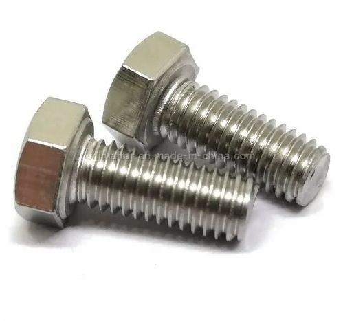 Silver Stainless Steel Hex Bolts