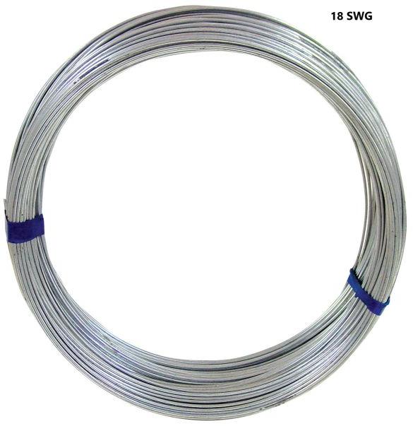 Silver 18 SWG GI Binding Wire, for Construction, Packaging Type : Roll