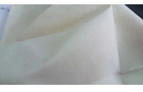 AA Canvas White Plain Poplin Fabric, for Clothing, Width : 108