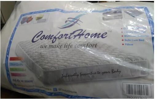 White Rectangle Linear Vacuum Pillow, for Travelling, Packaging Type : Cartoon