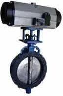 Butterfly Valves, Feature : Cast-tight shut off, Pneumatic operation