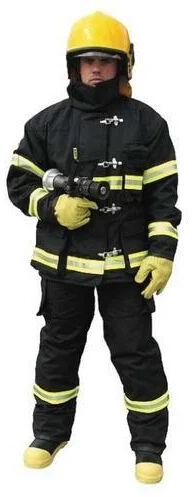Black Bristol Safety Fire Suit, Size : M