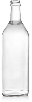 Transparent Flint Glass Bottle, Shape : SQUARE