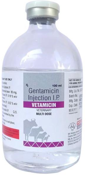 Vetamicin gentamicin injection, Grade Standard : Medicine Grade