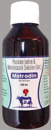 Liquid Povidon Iodine & Metronidazole Solution, for Clinical, Packaging Type : Bottle