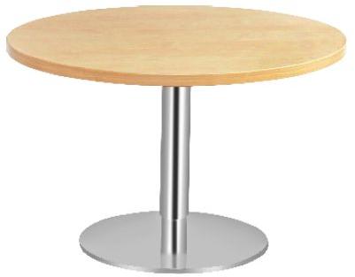 Non Polished Plain Round Table, for Restaurant, Office, Hotel, Office Use, Color : Brown