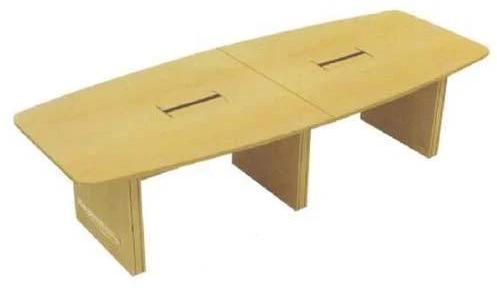 Yellow Plain Polished Wooden RC-508 Office Conference Table, Size : W4200 x D1200 x H750 mm