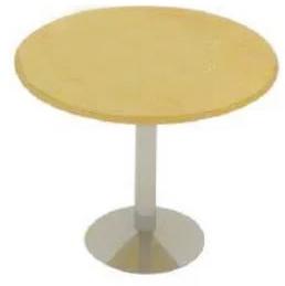 Plain Polished Round Office Conference Table, Size : Standard