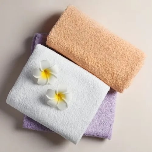 Cotton Embroidered Hotel Customized Hand Towels, Technics : Machine Made