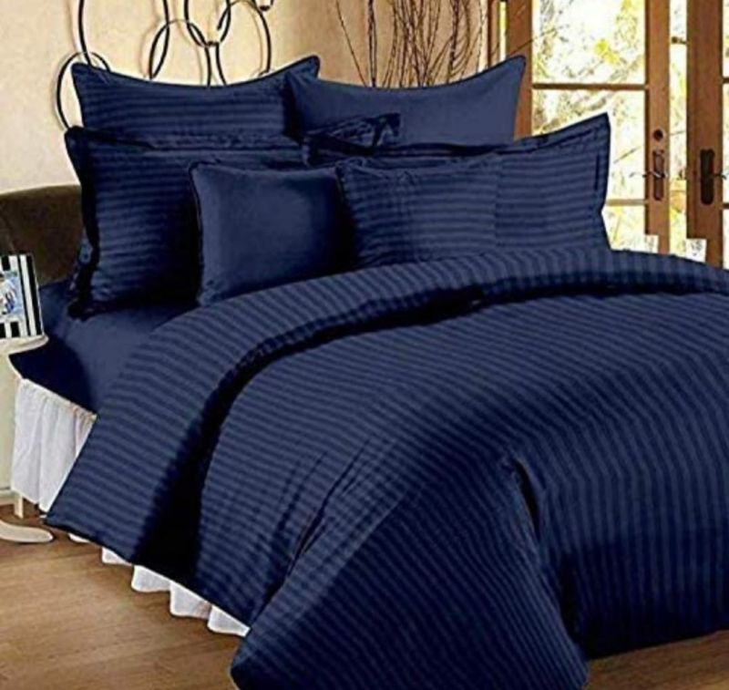 Hotel Plain Blue Bed Duvet, Size : Standard