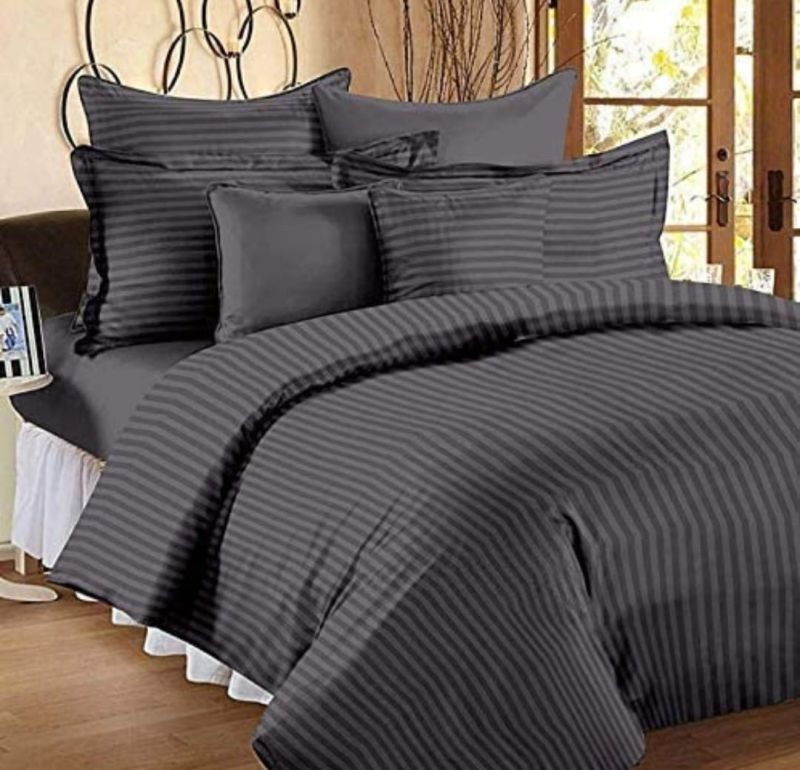 Hotel Plain Dark Grey Bed Duvet, for Bedroom Use, Size : Standard