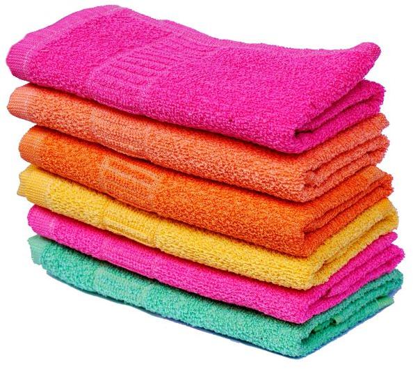 Cotton Hotel Plain Hand Towels, Size : Standard